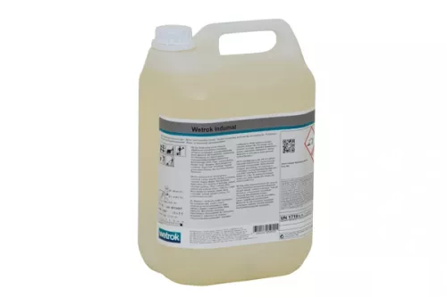 Wetrok Indumat 5L – kraftfullt rengöringsmedel för maskinell rengöring av industriella och hårt smutsade golv