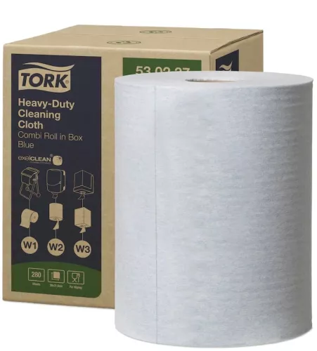 Tork rengöringsduk industripapper – kraftig rulle för tuff avtorkning i industri och verkstad