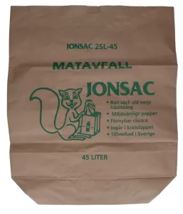 ​Jonsac Matavfallssäck 45 L 20-pack