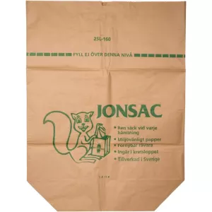​Jonsac Papperssäck 160 L 2-blad 50-pack
