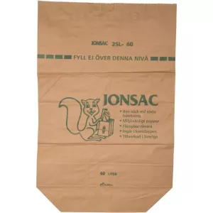 ​Jonsac Papperssäck 60 L 2-blad 25-pack
