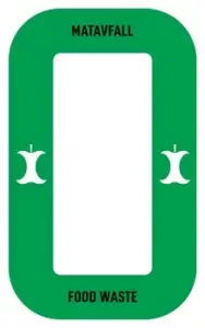 Källsortering Dekal – Matavfall