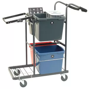 Källsorteringsvagn Activa Flex – modulär och mobil vagn för effektiv avfallssortering i skolor, kontor och offentliga miljöer