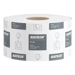 ​Katrin Plus Gigant S Toalettpapper 2-lag 12 rullar à 160 m