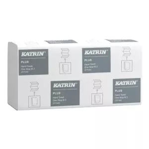 ​Katrin Plus One Stop M2 – 2-lags pappershandduk, 3024 st