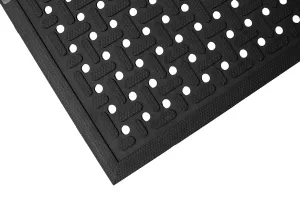 Kleen-Thru Plus A arbetsplatsmatta 86x143 cm – halksäker och dränerande matta för våta och krävande miljöer