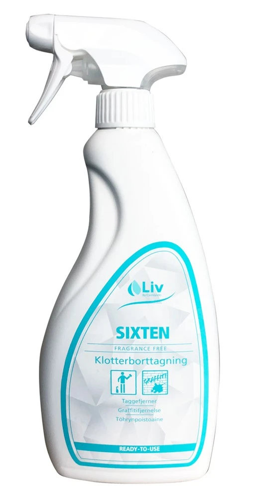 LIV Sixten Klotterborttagare 750ml – effektiv lösning för borttagning av graffiti och klotter