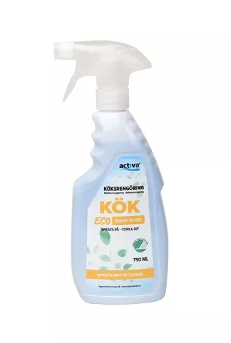 Kök Eco Activa 750 ml – miljövänligt rengöringsmedel för effektiv rengöring av köksytor och utrustning