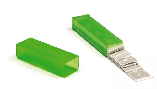 Kolstålblad Unger 15 cm – 25-pack reservblad för glasskrapa vid professionell rengöring av glas och hårda ytor