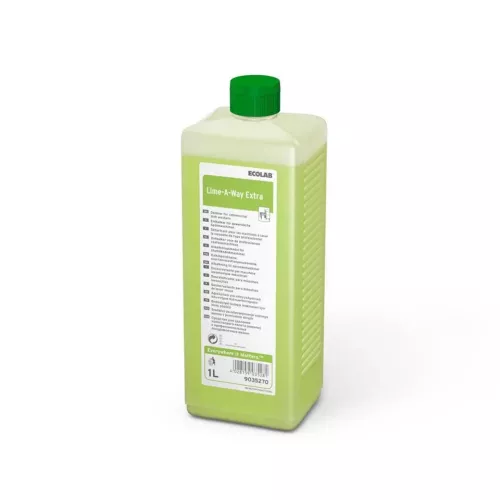 Lime-A-Way Extra 1 liter – kraftfullt kalkborttagningsmedel för badrum och kök, effektiv mot kalk, rost och tvålrester