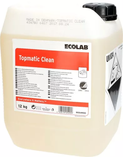 Kraftfullt diskmedel Topmatic Clean 12 kg – effektivt maskindiskmedel för professionell rengöring i storkök och restauranger