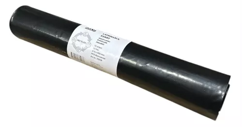 Kraftig svart säck för latriner 610x900 mm – slitstark och tålig avfallspåse för hygienisk hantering av latrin och avfall i camping, bygg och sanitära miljöer