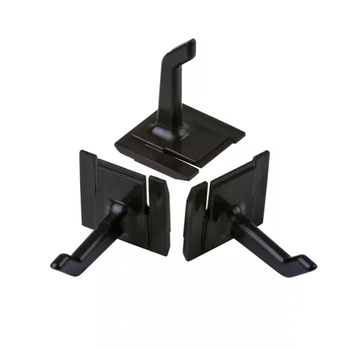 Krok Toolflex för skena, 3-pack – praktiska och robusta krokar för flexibel förvaring av städredskap och verktyg