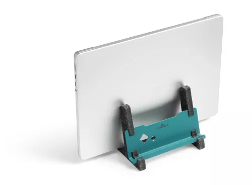Laptopställ vertical Effect 13–17 tum petrolgrön – praktiskt och stilrent ställ för vertikal förvaring av laptop
