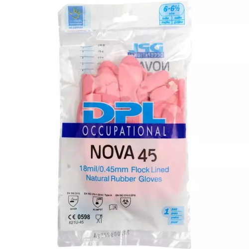 ​Latexhandske DPL Nova 45 Strl 6