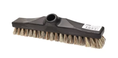 Levangborste Max 30 cm i plast med hårdfiber – robust sopborste för grovrengöring av golv i industri- och utomhusmiljöer