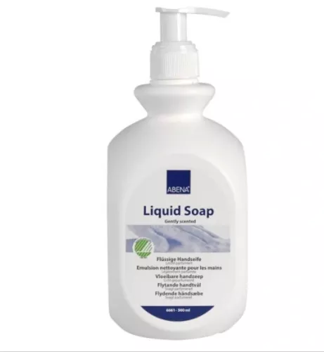 Parfymerad flytande tvål Abena 500 ml – mild och återfuktande handtvål för daglig hygien i hem och offentlig miljö