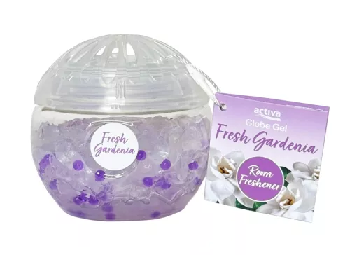 Activa Globe Gel Fresh Gardenia – luktförbättrare med fräsch doft av gardenia för hygienutrymmen