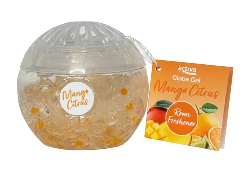 Activa Globe Gel Mango Citrus – effektiv luktförbättrare med fräsch tropisk doft för alla utrymmen