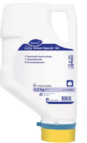 Suma Unison Special G4 – kraftfullt maskindiskmedel för professionell disk, speciellt anpassat för Diversey Unison-doseringssystem