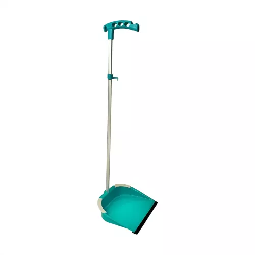 MAX Klick sopskyffel havsgrön Special Edition – ergonomisk och stilren sopskyffel med smart klickfunktion och tät gummilist som ger effektiv uppsamling av damm och smuts utan att lämna rester, anpassad för daglig städning i hem, butiker, skolor