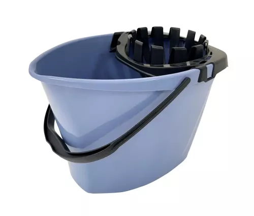Max minisvabbhink 14L – professionell städhink i slitstark plast med ergonomiskt bärhandtag och stabil design, anpassad för moppar och effektiv rengöring i mindre utrymmen inom städ, fastighet och hygienmiljöer