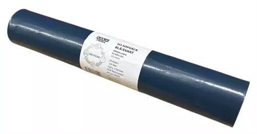 Max Prima H3 sopsäck 125 liter blå/svart – slitstark och tålig avfallssäck för städning, grovavfall och industriella miljöer, anpassad för tung belastning och säker hantering