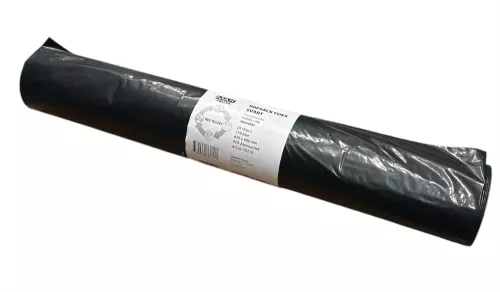 Max Prima sopsäck Coex 110 liter i svart plast – flerskikts och slitstark avfallssäck för städning, grovavfall och industriella miljöer, hög hållbarhet och säker avfallshantering