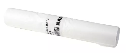 Max Prima sopsäck 70L vit – stark COEX-säck för professionell avfallshantering  Vit sopsäck 70 liter från Max Prima – tålig flerlagers COEX-plast för hygienisk avfallshantering