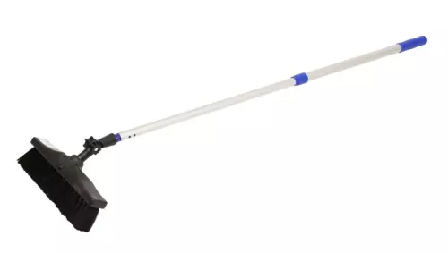 Max snöborste Pro professionell snöborste – robust borste för effektiv snöröjning på fordon och ytor, ergonomiskt grepp och slitstark design för vinterbruk
