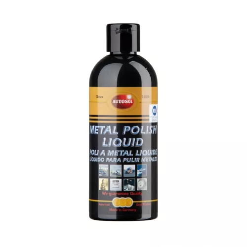 Autosol Metal Polish Liquid 250 ml – flytande metallpolish för glans och rengöring av metall