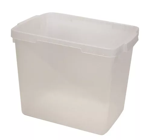 Metodhink Activa 25L transparent – robust och praktisk hink med tydlig nivåkontroll för professionell städmetodik inom vård, skola och kontor