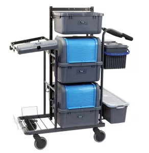 Metodvagn Activa Synergy XL – komplett och ergonomisk städvagn med stor kapacitet för professionell rengöring i större miljöer