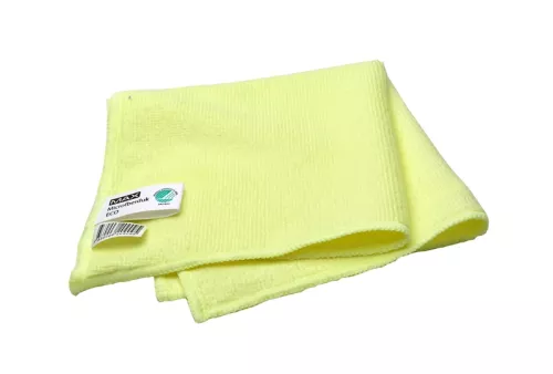 Microduk Max Eco gul 32x32 cm – hållbar mikrofiberduk för effektiv och miljövänlig rengöring