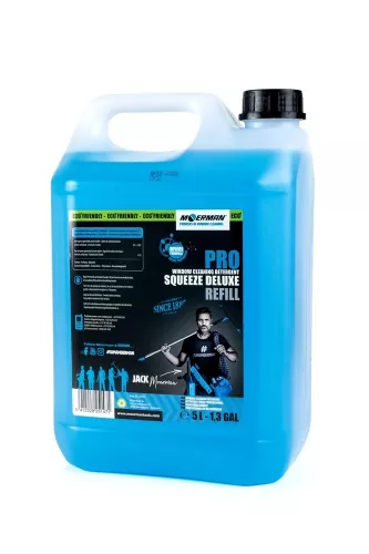 Moerman Pro Squeeze Deluxe 5L refill – effektiv fönsterputsmedel i storpack för professionellt bruk