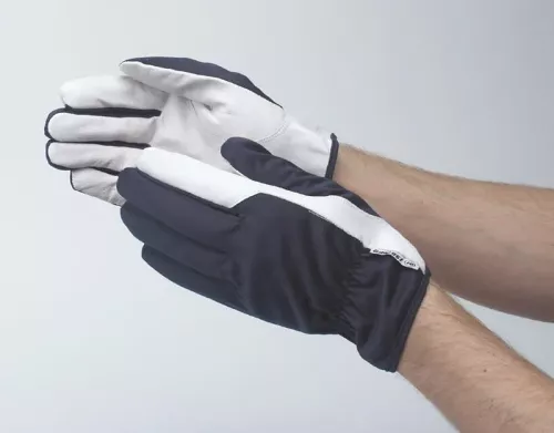Montagehandske getnarv nylon XXL storlek 11 – arbetshandskar i getskinn och nylon för precisionsarbete med slitstark konstruktion, hög fingertoppskänsla och bra grepp, för montering, bygg och industriella arbetsmiljöer