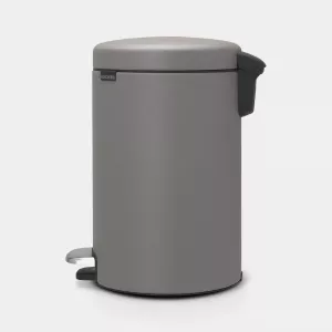 Brabantia NewIcon Pedal Bin 12L Mineral Concrete Grey