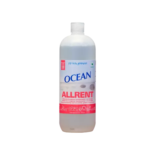 Ocean allrent 1L – mångsidigt rengöringsmedel för daglig städning, effektiv mot smuts och fett på olika ytor inom hem, kontor och offentlig miljö