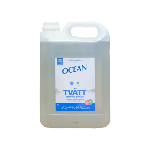 Ocean flytande tvätt 5 liter – effektivt flytande tvättmedel för rengöring av kläder med fräsch doft