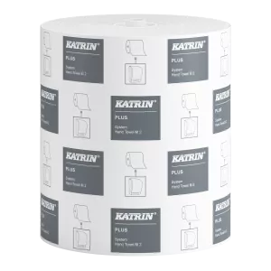 ​Katrin Plus System Handtorkrulle M 2‑lag – 6 rullar à 140 meter