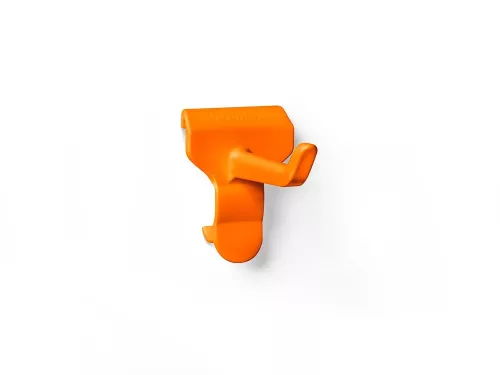 Toolflex One krok 3-pack orange – praktiska upphängningskrokar för redskap och städutrustning  Orange krokar från Toolflex One – 3-pack tillbehör för flexibel redskapshållare