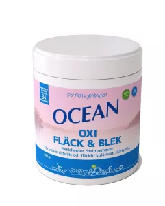 OXI Fläck & Blek Ocean – effektiv fläckborttagare och blekmedel med fräsch doft, 500 g burk