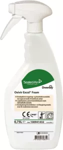Oxivir Excel Foam 750 ml – färdigblandad ytdesinfektion med skumeffekt för effektiv smittkontroll  Desinfektionsskum Oxivir Excel Foam – 750 ml flaska med virucid och baktericid effekt för känsliga ytor