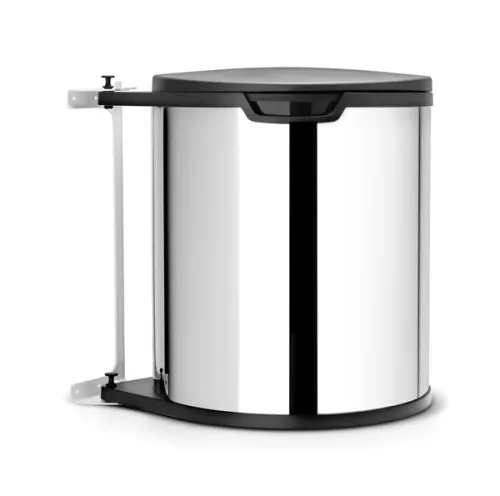 Brabantia inbyggnadshink Built-in Bin – smart och diskret lösning med monteringsfästen för moderna kök