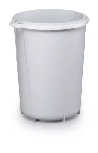 Papperskorg Durable DURABIN rund grå 40 liter – robust avfallsbehållare i plast för kontor, kök och offentliga miljöer