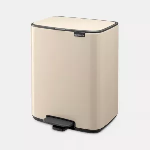 ​Pedalhink Bo Pedal Bin Brabantia Soft Beige 12L