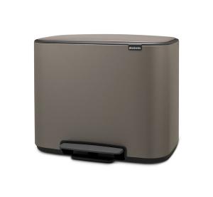 Brabantia Bo Pedal Bin 36L Platinum