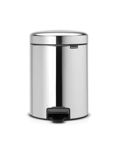 Brabantia NewIcon soptunna – pedalhink i rostfritt, blankborstat stål med soft-close lock