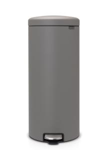 Brabantia NewIcon Pedal Bin 30L Mineral Concrete Grey