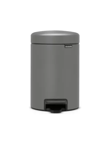 Pedalhink Brabantia NewIcon – tyststängande lock och hygienisk öppning i mineralfärgad finish